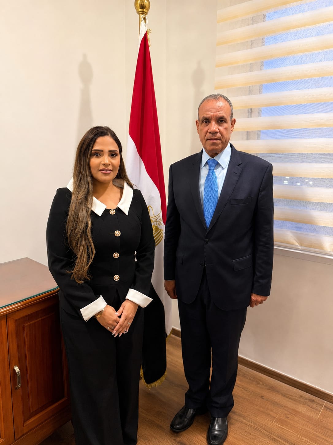 "مصر24 نيوز" تمنح وزير الخارجية وسام الاحترام