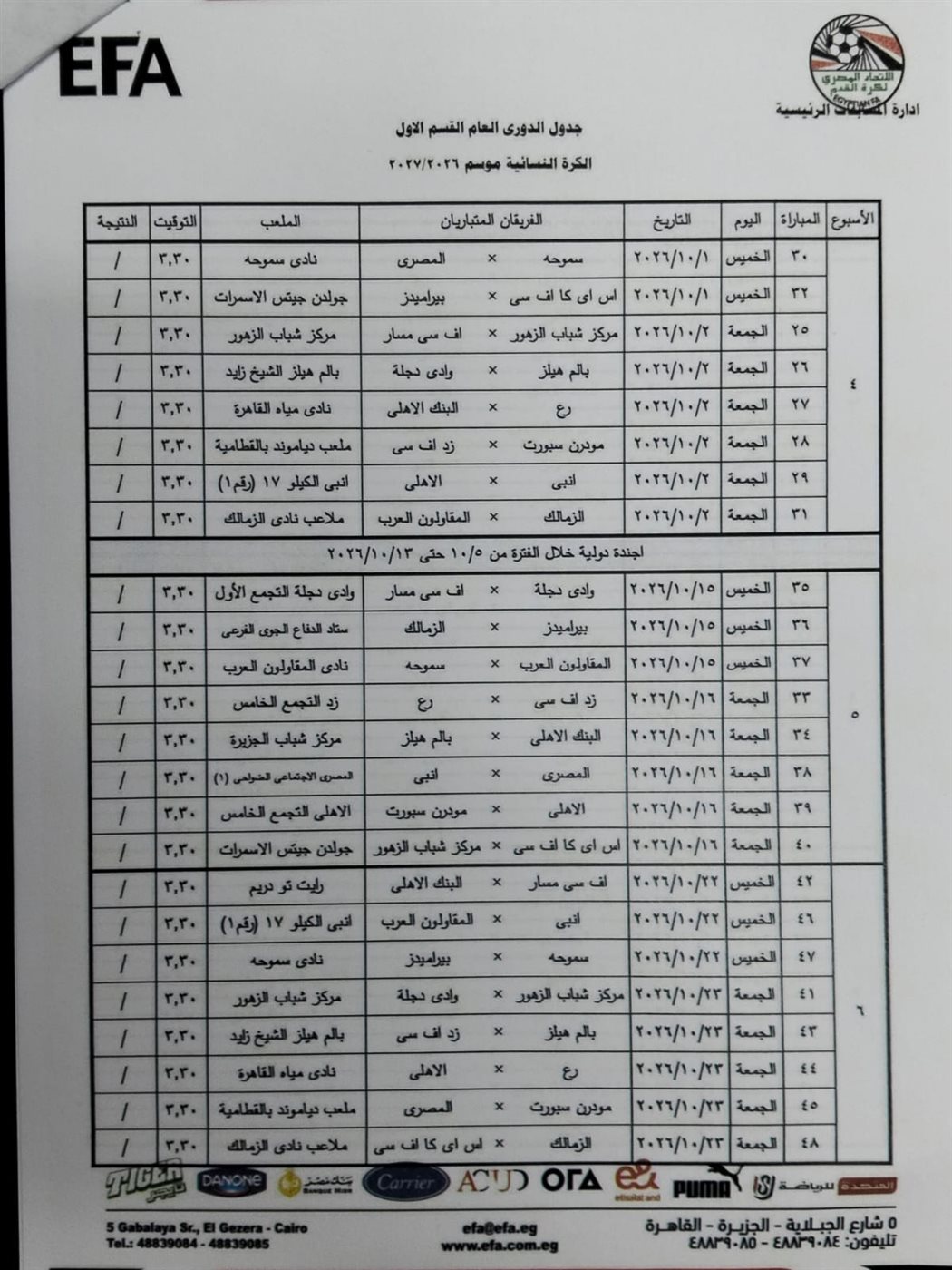 اتحاد الكرة يوجه الشكر للجهاز الفني لمنتخب الكرة النسائية