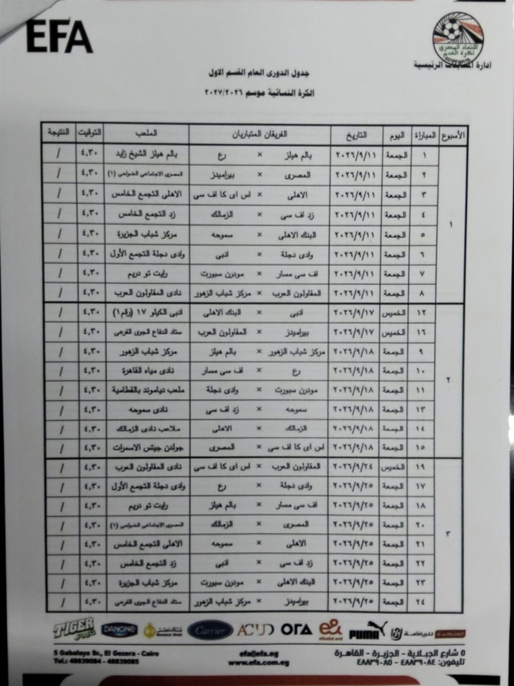 اتحاد الكرة يوجه الشكر للجهاز الفني لمنتخب الكرة النسائية