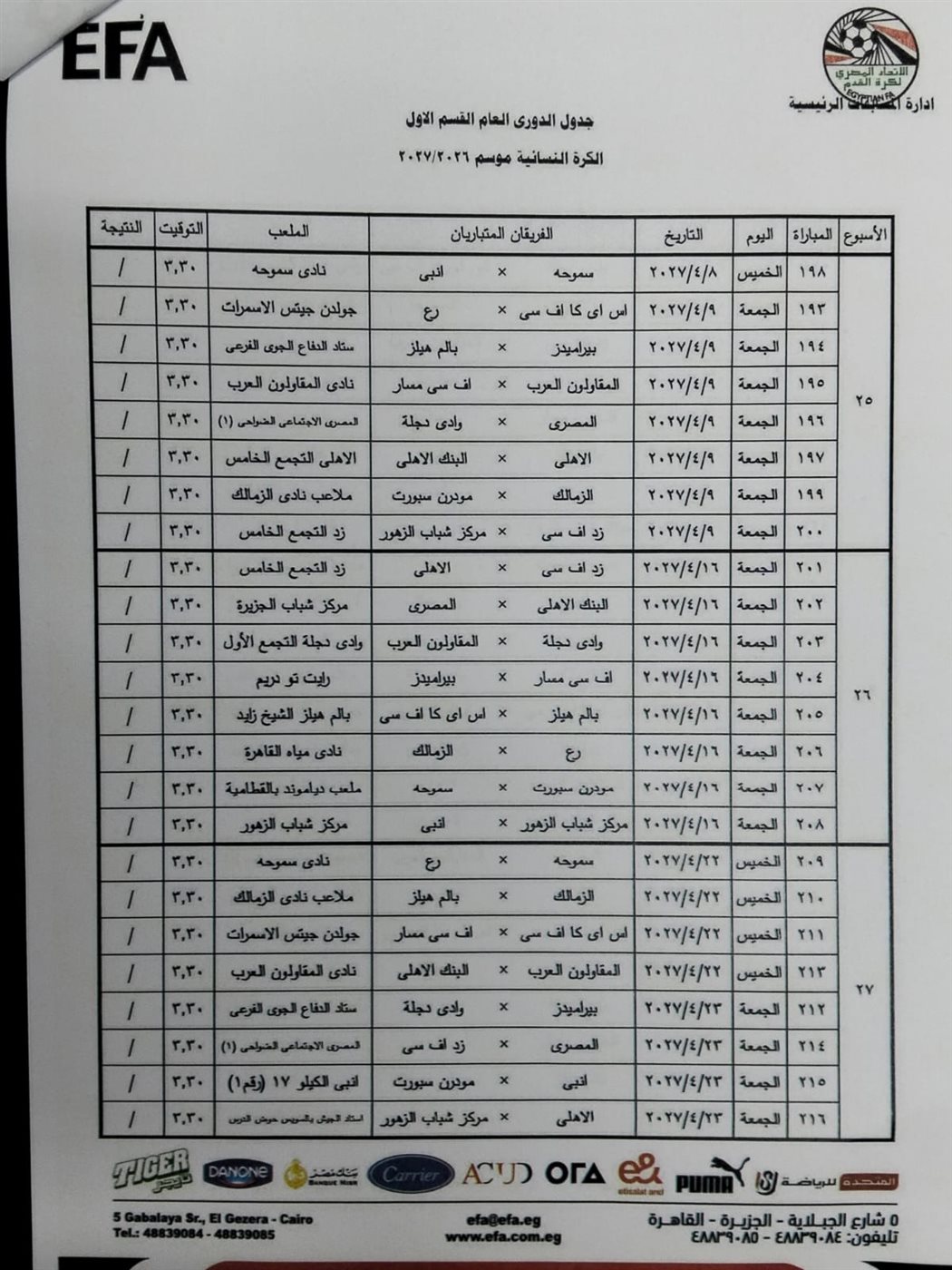 اتحاد الكرة يوجه الشكر للجهاز الفني لمنتخب الكرة النسائية
