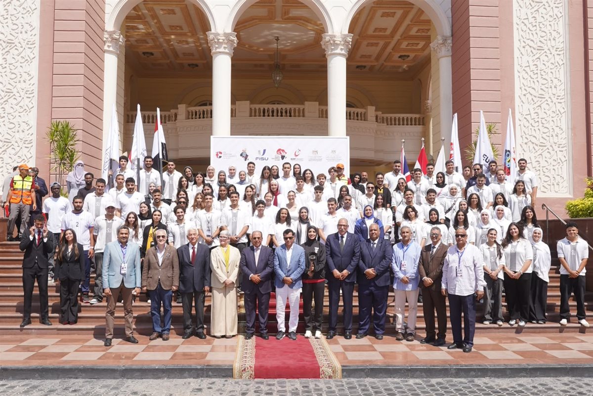 الجامعة البريطانية تستضيف مسيرة شعلة الدورة الثانية عشرة من بطولة الألعاب الأفريقية للجامعات