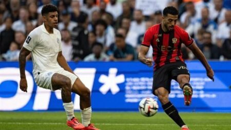 محمد عبد المنعم يقود قائمة نيس أمام باريس إف سي في الدوري الفرنسي