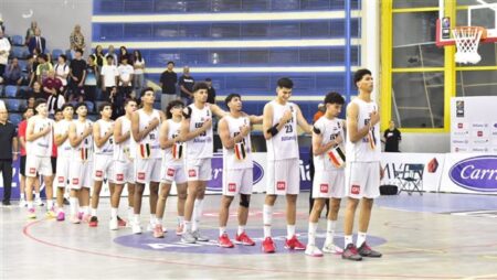 منتخب مصر للناشئين يكتسح نيجيريا في افتتاح مشواره ببطولة الأفروباسكت تحت 18 عامًا