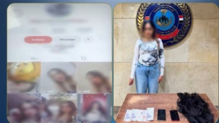 الداخلية تضبط صانعة محتوى لنشر مقاطع فيديو خادشة للحياء في الجيزة الداخلية تضبط صانعة محتوى لنشر مقاطع فيديو خادشة للحياء في الجيزة