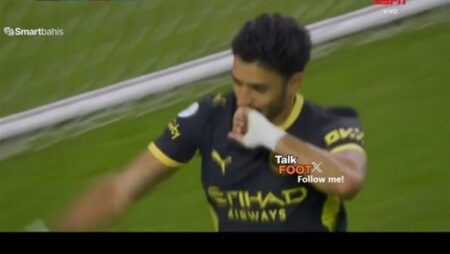 مرموش يسجل ثنائية خلال لقاء مانشستر سيتي وأتلتيكو مدريد الودي 3-1 في كوريا