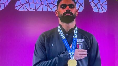 طه طارق يضيف ذهبية جديدة لمصر في الكاراتيه بالبحر المتوسط