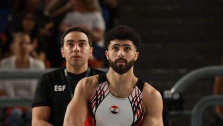 تأهل ثلاثة لاعبين من منتخب مصر للجمباز الفني إلى النهائيات في دورة ألعاب البحر المتوسط
