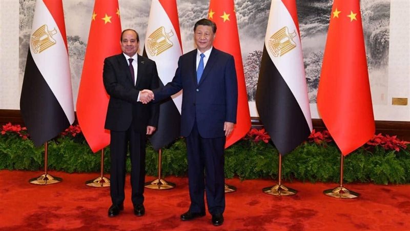 السيسي: نتطلع لكتابة فصل جديد من فصول الصداقة المصرية الصينية