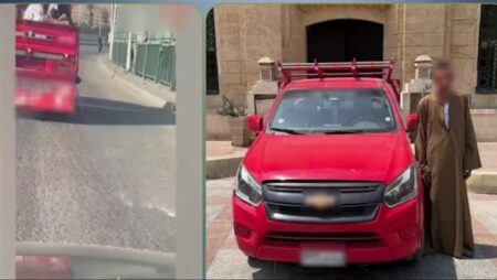 الداخلية تكشف ملابسات مطاردة قائد "ربع نقل" لسيدة والاصطدام بسيارتها في القاهرة