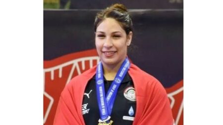 روفيدا فتحي تحصد ذهبية وفضية في رفع الأثقال بدورة البحر المتوسط روفيدا فتحي تحصد ذهبية وفضية في رفع الأثقال بدورة البحر المتوسط