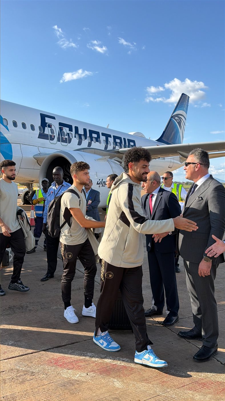 استقبال حافل لبعثة بيراميدز في جوبا بجنوب السودان قبل مواجهة دوري أبطال أفريقيا (صور)