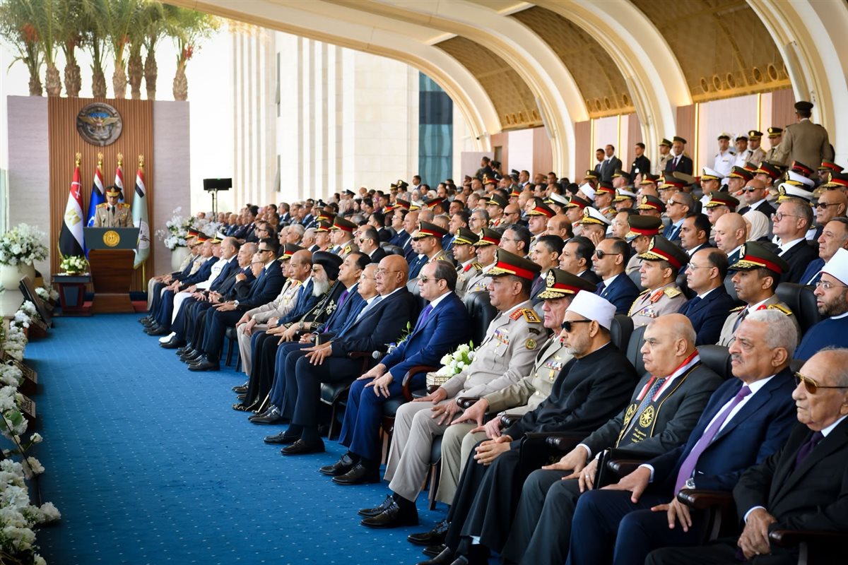 تفاصيل حفل تخرج دفعات جديدة من الأكاديمية العسكرية بحضور السيسي.. شاهد