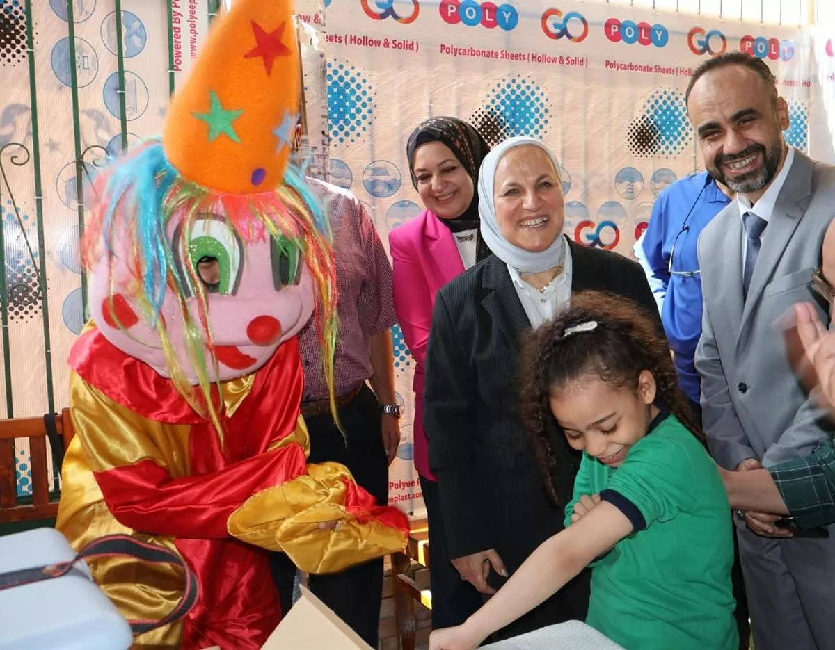 انطلاق حملة التطعيم ضد الحصبة والحصبة الألمانية بمدارس القاهرة 