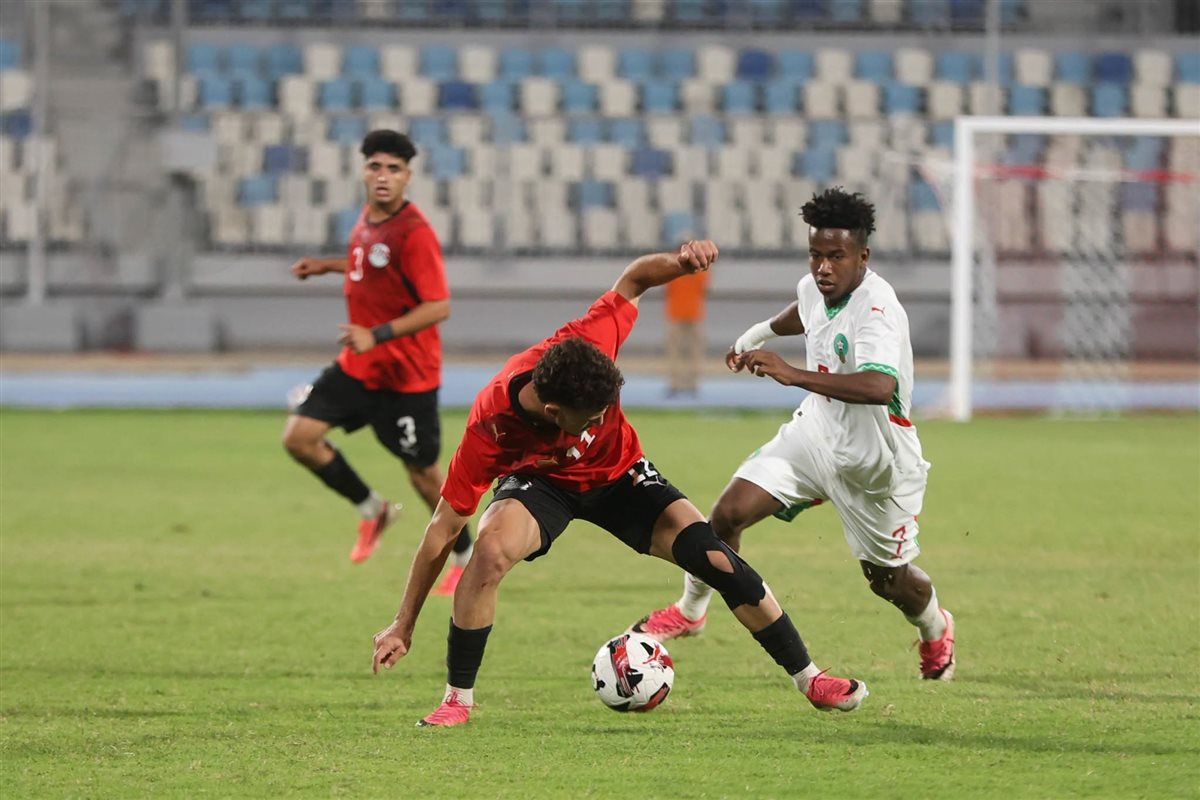 المغرب يفوز على مصر 2-0 ويتأهل رسميا لأمم أفريقيا للشباب (صور)
