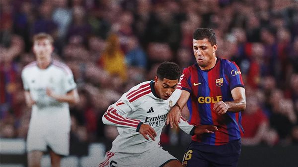 كلاسيكو الأرض.. ريال مدريد يتقدم على برشلونة بهدف مبابي في الشوط الأول