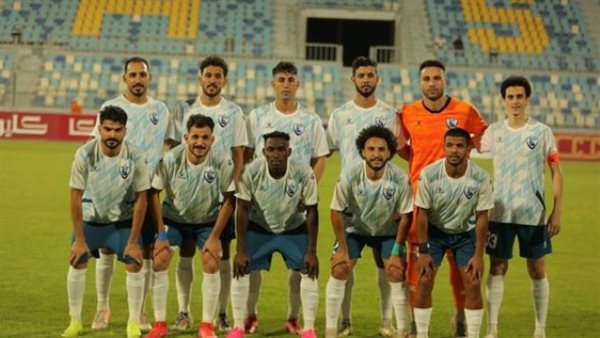 محمود هاني يسجل هدف التعادل للقناة فى شباك الأهلي