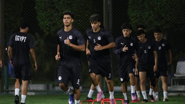 منتخب الشباب يخوض مرانه الأخير استعدادًا لمواجهة المغرب