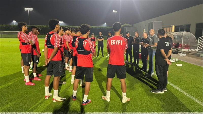 منتخب الناشئين يخوض مرانه الأول في الدوحة استعدادًا لكأس الخليج (صور)