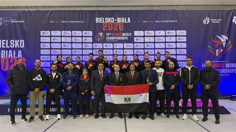 وزير الشباب يشيد بإنجاز أبطال الكاراتيه في بطولة العالم ببولندا 1 وزير الشباب يشيد بإنجاز أبطال الكاراتيه في بطولة العالم ببولندا